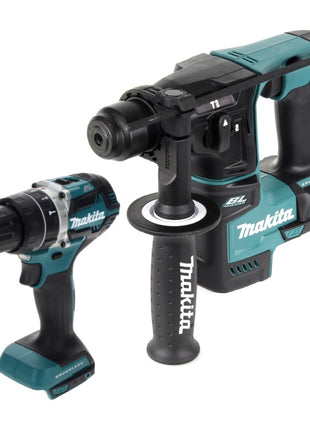 Makita DLX 2278 Akku Kombo Kit mit DHP 484 Z 54 Nm Brushless und DHR 171 Z 1,2 J Brushless Solo - ohne Akku, ohne Ladegerät