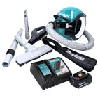 Aspirateur sans balais Makita DCL 501 RM1 18 V + 1x batterie 4,0 Ah + chargeur + accessoires