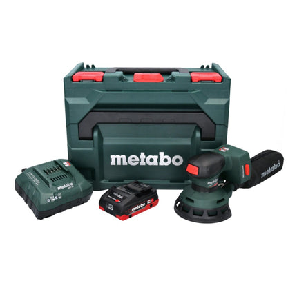 Akumulatorowa szlifierka mimośrodowa Metabo SXA 18 LTX 125 BL 18 V 125 mm bezszczotkowa + 1x akumulator 4,0 Ah + ładowarka + metaBOX