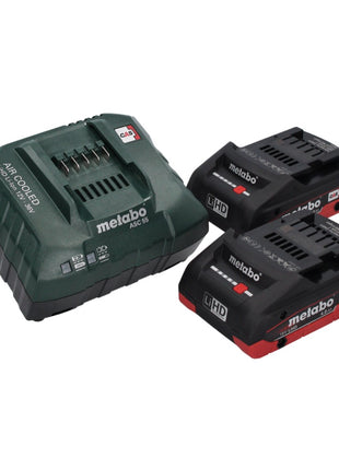 Lijadora excéntrica a batería Metabo SXA 18 LTX 125 BL 18 V 125 mm sin escobillas + 2x batería 4,0 Ah + cargador + metaBOX