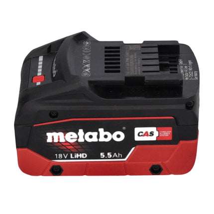 Metabo SXA 18 LTX 125 BL akumulatorowa szlifierka oscylacyjna bezszczotkowa 18 V 125 mm + 1x akumulator 5,5 Ah + metaBOX - bez ładowarki
