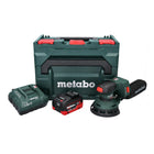 Lijadora excéntrica a batería Metabo SXA 18 LTX 125 BL 18 V 125 mm sin escobillas + 1x batería 8,0 Ah + cargador + metaBOX