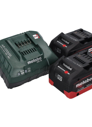 Lijadora excéntrica a batería Metabo SXA 18 LTX 125 BL 18 V 125 mm sin escobillas + 2x batería 8,0 Ah + cargador + metaBOX