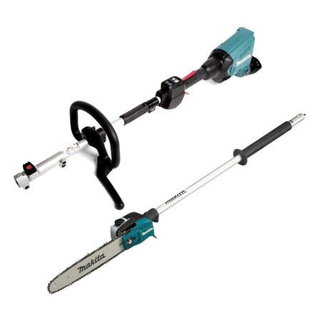 Makita DUX 60 Z Akku Multifunktionsantrieb 36 V ( 2x 18 V ) Brushless + EY 403 MP Kettensägenaufsatz 30 cm 3/8" 1,1 mm ( 191T38-7 ) - Toolbrothers