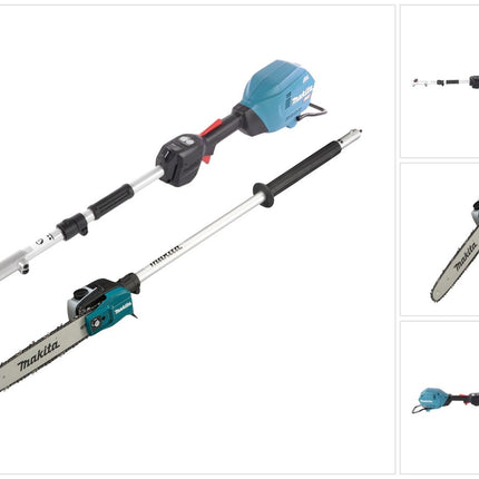 Makita UX 01 GZ Akumulatorowy napęd wielofunkcyjny 40 V maks. XGT Bezszczotkowy + EY 403 MP Przystawka do piły łańcuchowej 30 cm 3/8" 1,1 mm ( 191T38-7 )