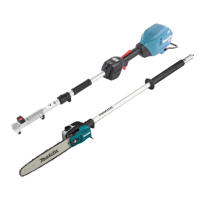 Makita UX 01 GZ Akumulatorowy napęd wielofunkcyjny 40 V maks. XGT Bezszczotkowy + EY 403 MP Przystawka do piły łańcuchowej 30 cm 3/8" 1,1 mm ( 191T38-7 )