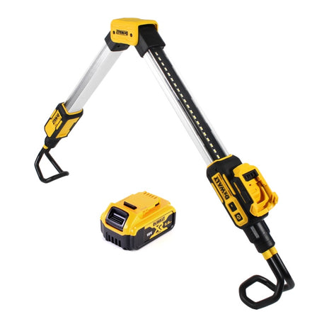 DeWalt DCL 045 N Akku Lampe LED KFZ Leuchte 12 / 18 V 1700 lm 0-360 Grad drehbare Halterung + 1x Akku 5,0 Ah - ohne Ladegerät