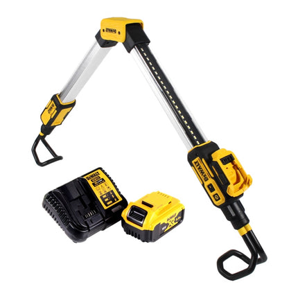DeWalt DCL 045 P1 Akku Lampe LED KFZ Leuchte 12 / 18 V 1700 lm 0-360 Grad drehbare Halterung + 1x Akku 5,0 Ah + Ladegerät