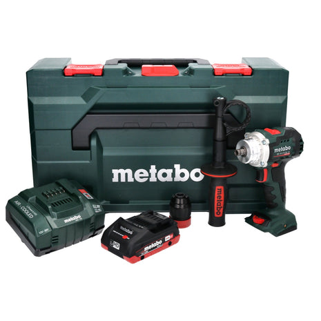 Metabo BS 18 LTX BL Q I Akumulatorowa wiertarko-wkrętarka 18 V 130 Nm bezszczotkowa + 1x akumulator 4,0 Ah + ładowarka + metaBOX