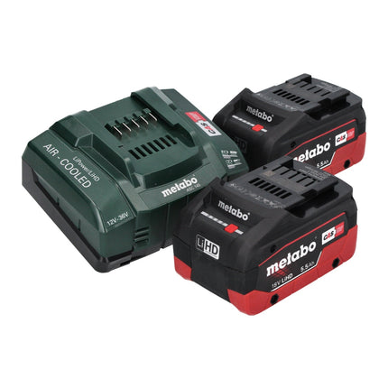 Metabo BS 18 LTX BL Q I akumulatorowa wiertarko-wkrętarka 18 V 130 Nm bezszczotkowa ( 602359660 ) + 2x akumulator 5,5 Ah + ładowarka + metaBOX