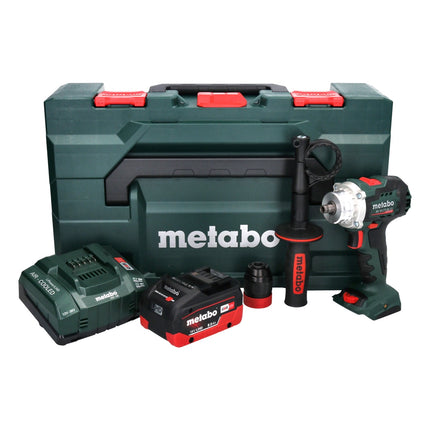 Metabo BS 18 LTX BL Q I Akumulatorowa wiertarko-wkrętarka 18 V 130 Nm bezszczotkowa + 1x akumulator 8,0 Ah + ładowarka + metaBOX