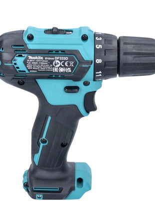 Taladro atornillador inalámbrico Makita DF 333 DZK 12 V máx. 30 Nm solo + estuche - sin batería, sin cargador