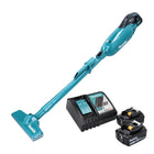 Makita DCL 280 FRT Akku Staubsauger 18 V Brushless + 2x Akku 5,0 Ah + Ladegerät