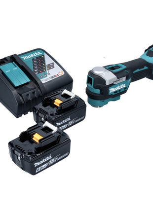 Makita DTM 52 RG Akku Multifunktionswerkzeug 18 V Starlock Max Brushless + 2x Akku 6,0 Ah + Ladegerät - Toolbrothers