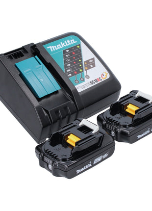 Makita DFN 350 RA Cloueuse Sans Fil 18 V 15 - 35 mm + 2x batterie rechargeable 2,0 Ah + kit chargeur