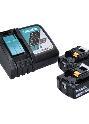 Makita DFN 350 RT Cloueur sans fil 15 - 35mm 18V + 2x Batteries 5,0 Ah + Chargeur