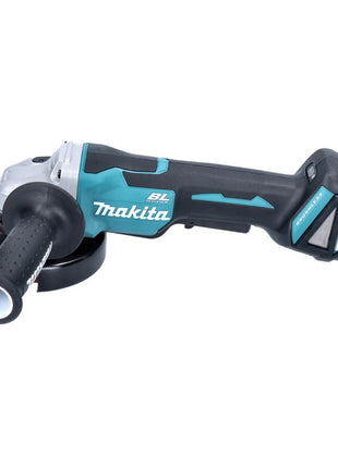 Amoladora angular a batería Makita DGA 515 RAJ 18 V 125 mm sin escobillas + 2x baterías 2,0 Ah + cargador + Makpac