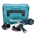 Makita DGA 515 G1J Akku Winkelschleifer 18 V 125 mm Brushless + 1x Akku 6,0 Ah + Makpac - ohne Ladegerät