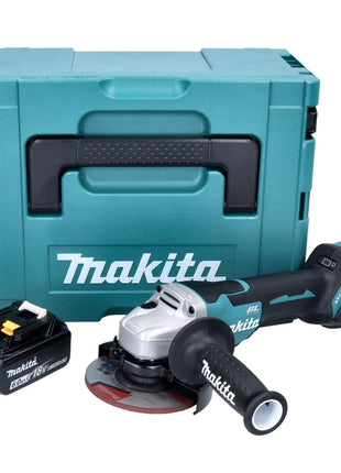 Makita DGA 515 G1J Akku Winkelschleifer 18 V 125 mm Brushless + 1x Akku 6,0 Ah + Makpac - ohne Ladegerät