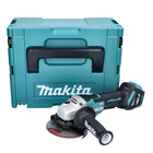 Amoladora angular a batería Makita DGA 515 ZJ 18 V 125 mm sin escobillas + Makpac - sin batería, sin cargador