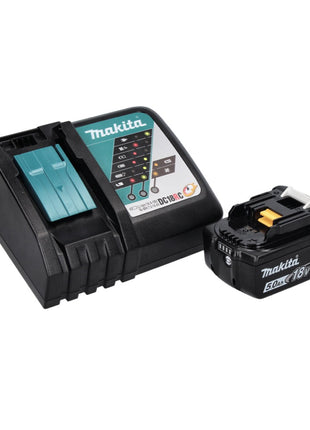 Pulidora excéntrica a batería Makita DPO 500 RT1 18 V 125 mm sin escobillas + 1x batería 5,0 Ah + cargador