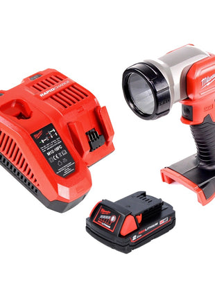 Milwaukee M18 TLED Akku Leuchte LED + 1x Akku 2,0 Ah + Ladegerät