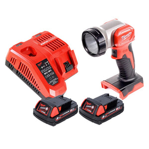 Lampa akumulatorowa Milwaukee M18 TLED LED + 2x akumulator 2,0 Ah + ładowarka