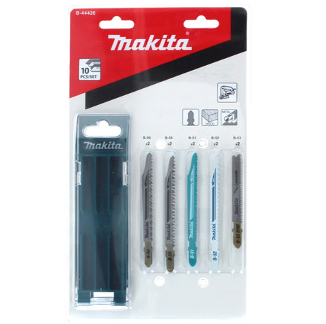 Makita B-44426 Set de lames de scie sauteuse pour bois / plastique / métal / parquet / laminé - 20 pcs. (2x B-44426)