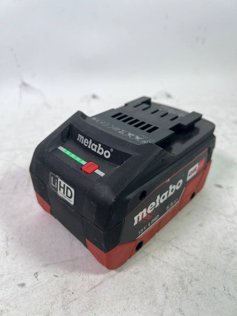 Metabo LiHD Akkupack 18 V 5 5 Ah Li Ion Akku 625368000 CAS System Leicht Gebraucht 1 - toolbrothers