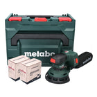 Metabo SXA 18 LTX 125 BL akumulatorowa szlifierka oscylacyjna 18 V 125 mm ( 600146840 ) bezszczotkowa + 2x zestaw szlifierski Toolbrothers TURTLE + metaBOX - bez akumulatora, bez ładowarki
