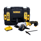 DeWalt DCS 571 Akku Handkreissäge 18 V 115 mm Brushless+ 1x Akku 2,0 Ah + TSTAK - ohne Ladegerät