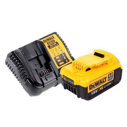 Akumulatorowa pilarka tarczowa DeWalt DCS 571 M1 18 V 115 mm bezszczotkowa + 1x akumulator 4,0 Ah + ładowarka + TSTAK