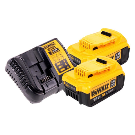 Akumulatorowa pilarka tarczowa DeWalt DCS 571 M2 18 V 115 mm bezszczotkowa + 2x akumulator 4,0 Ah + ładowarka + TSTAK
