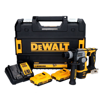 DeWalt DCH 172 D2 Akku Bohrhammer 18 V 16 mm 1,4 Joule SDS plus Brushless + 2x Akku 2,0 Ah + Ladegerät + TSTAK - Toolbrothers