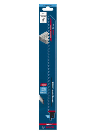 Bosch EXPERT Aerated Concrete S 1241 HM hoja de sierra de sable 300 mm 1 pieza (2608900410) Carbide Technology