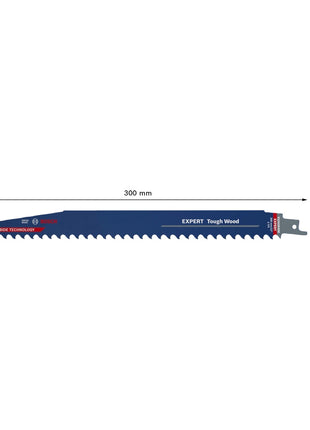 Bosch Expert S 1242 KHM Tough Wood Säbelsägeblatt 300 mm 3 TPI ( 2608900406 ) Carbide Technology