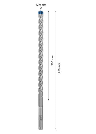 Bosch Expert SDS plus 7X taladro percutor 12 x 265 mm 10 piezas (2608900175) 4 filos Tecnología Carbide