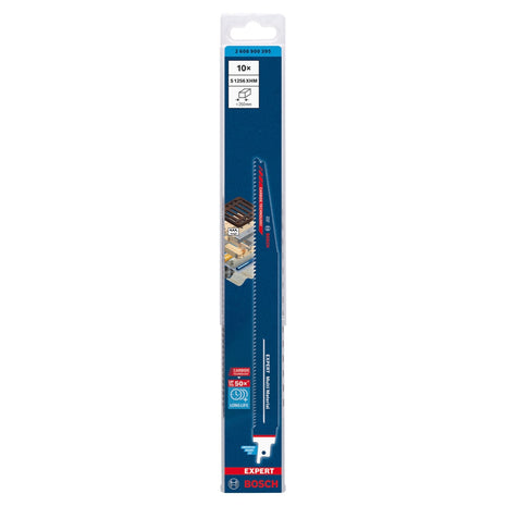 Bosch Expert S 1256 XHM Lames de scie sabre multi-matériaux 300 mm - 10 pièces (2608900395)