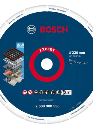 Bosch Expert Diamond Metal Wheel Trennscheibe 230 x 22,23 mm ( 2608900536 ) Diamond Technology