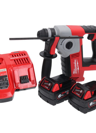 Milwaukee M18 BH-602FC Akku Bohrhammer 18 V 1,2 J SDS plus + 2x Akku 6,0 Ah + Ladegerät