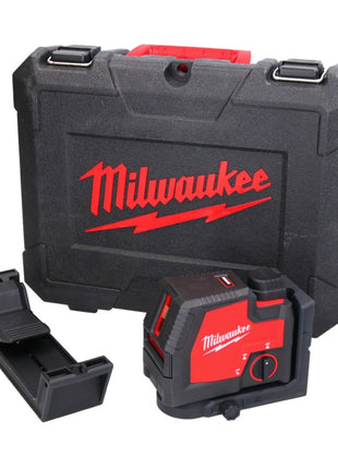 Milwaukee L4CLL-301C Akku Kreuzlinien Laser 4 V Grün 30 m Klasse 2 ( 4933478243 ) + 1x Akku 3,0 Ah + Netzstecker + Koffer - Toolbrothers