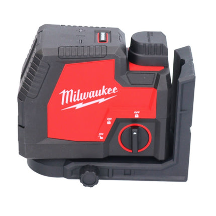 Milwaukee L4CLL-301C Akku Kreuzlinien Laser 4 V Grün 30 m Klasse 2 ( 4933478243 ) + 1x Akku 3,0 Ah + Netzstecker + Koffer - Toolbrothers