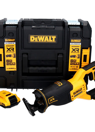 DeWalt DCS 382 NT Akku Reciprosäge Säbelsäge 18 V Brushless + 1x Akku 2,0 Ah + TSTAK - ohne Ladegerät