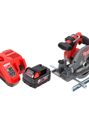 Milwaukee M18 CCS55-501 Akku Handkreissäge 18 V 165 mm + 1x Akku 5,0 Ah + Ladegerät - Toolbrothers