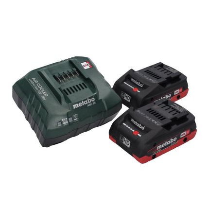 Metabo KS 18 LTX 66 BL Akumulatorowa pilarka tarczowa 18 V 165 mm + 2x akumulator 4,0 Ah + ładowarka + prowadnica + metaBOX