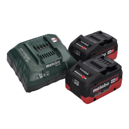 Metabo KS 18 LTX 66 BL Akumulatorowa pilarka tarczowa 18 V 165 mm + 2x akumulator 5,5 Ah + ładowarka + prowadnica + metaBOX