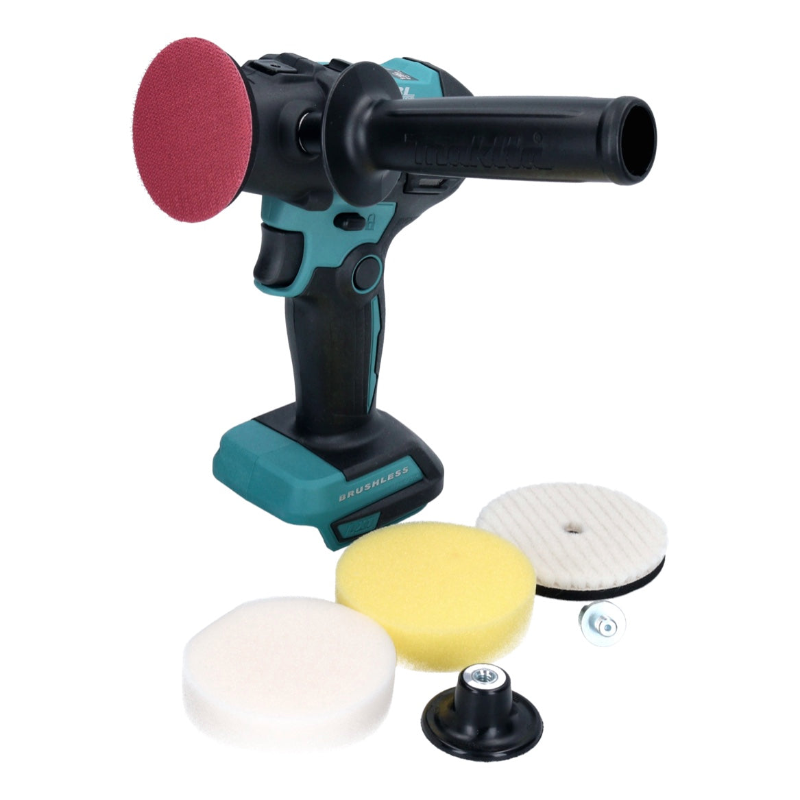 Makita DPV 300 Z Polerka akumulatorowa 18 V 50 / 80 mm bezszczotkowa Solo - bez akumulatora, bez ładowarki