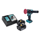 Makita DPV 300 RM Akku Schleifer Polierer 18 V 50 / 80 mm Brushless + 2x Akku 4,0 Ah + Ladegerät - Toolbrothers