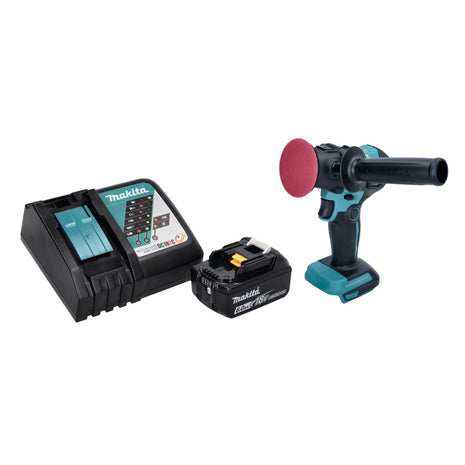 Makita DPV 300 RG1 Akku Schleifer Polierer 18 V 50 / 80 mm Brushless + 1x Akku 6,0 Ah + Ladegerät - Toolbrothers