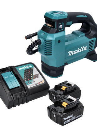 Makita DMP 181 RT Akku Kompressor 18 V 11,1 bar + 2x Akku 5,0 Ah + Ladegerät